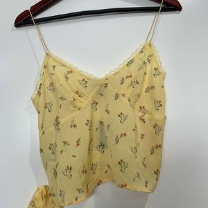 Yellow flowered Top